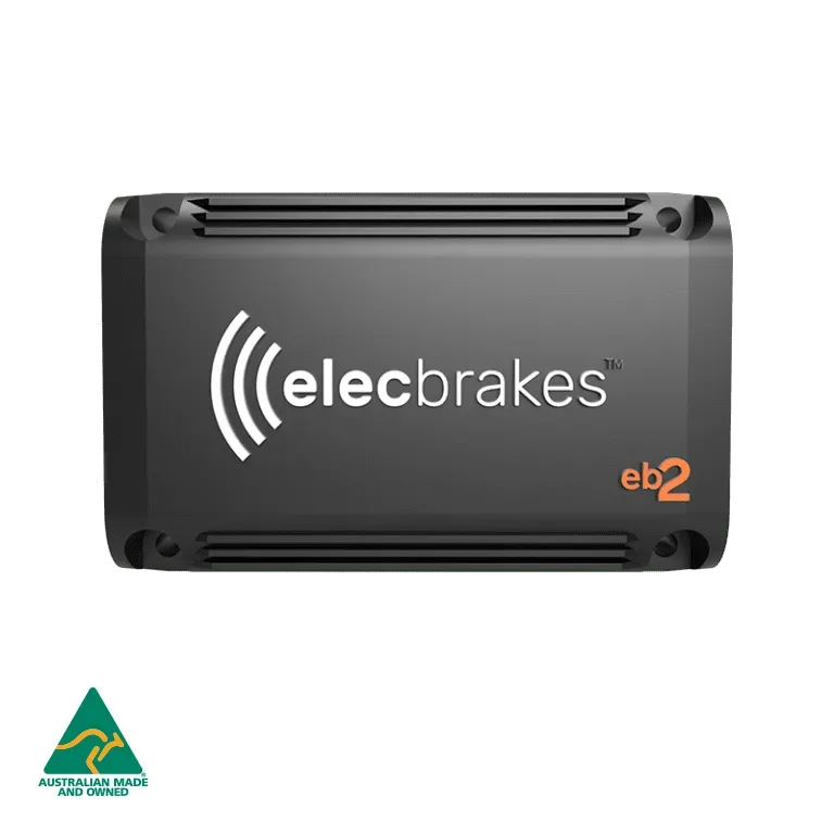 Elecbrakes EB2 Portable Electric Brake Controller for Caravan Plug n Play with Sway Control