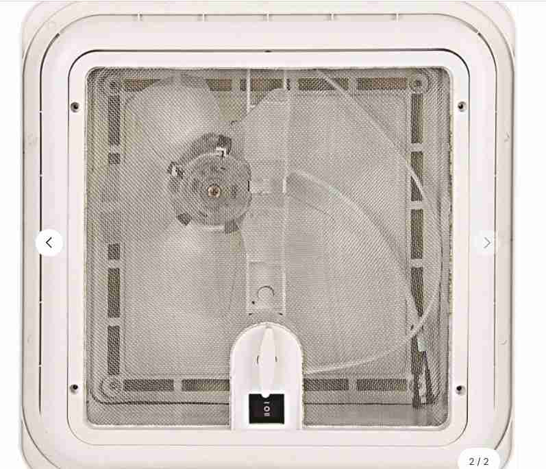 RANGER Shower Hatch with 12V Fan 280mm x 280mm