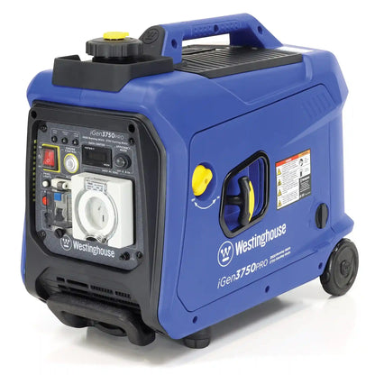 Westinghouse iGen3750PRO Inverter Generator with Electric Start and Remote for 3750 Starting Watts / 3000 Running Watts