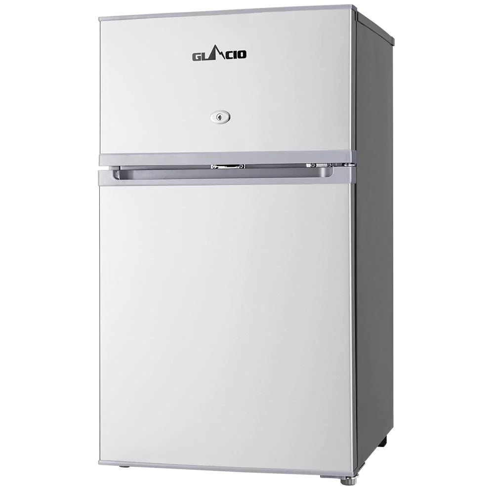 65L Upright Fridge Freezer 12v24V240v Silver