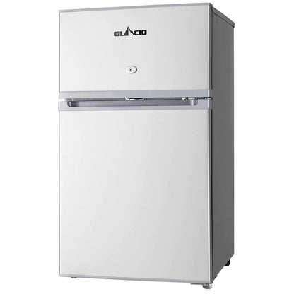 65L Upright Fridge Freezer 12v24V240v Silver