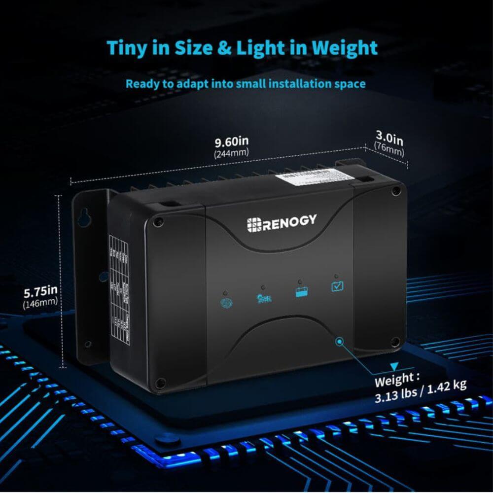 RENOGY CORE 500-11039 DCC30S 12V 30A Dual-Input DC2DC MPPT Charger RBC30D1S-G3-AU