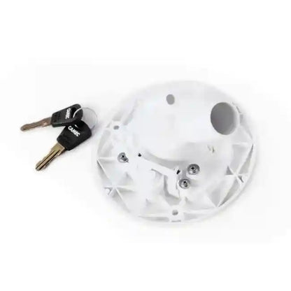 Camec Lockable Water Filler - White Left Hand Hinge