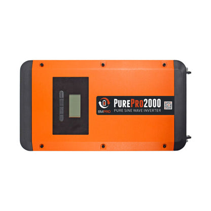 BMPRO PurePro 2000w Invertor with 3m heavy duty connecting cables