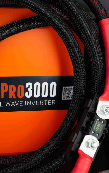 BMPRO PSW PurePro 3000w Invertor with 3m invertor connecting cables