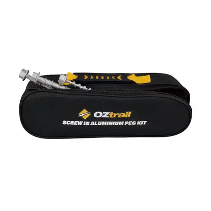 OZtrail Screw-In Aluminium Peg Kit 22 Piece