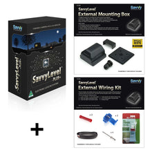 Savvylevel for Leveling Solution for Caravan Motorhomes and Vehicles Unit + External Wiring Kit + Mount Box