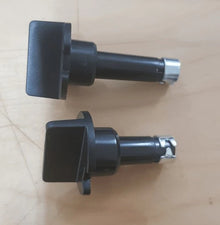 2 x Knobs for RM2453 RM2553 3 Way Fridge Thermostat and Selector  Black - No Longer Available