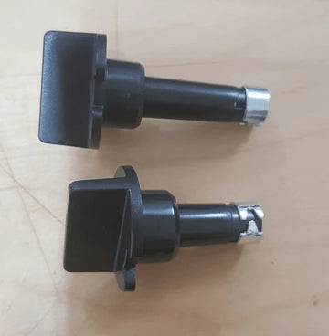2 x Knobs for RM2453 RM2553 3 Way Fridge Thermostat and Selector  Black - No Longer Available
