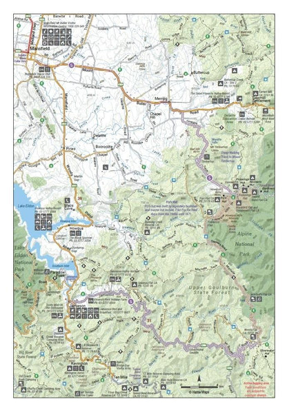 Hema The Victorian High Country Atlas and Guide