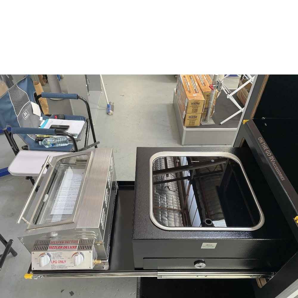 Slide Out Sink 600mm Kit to fit onto Draw Slide