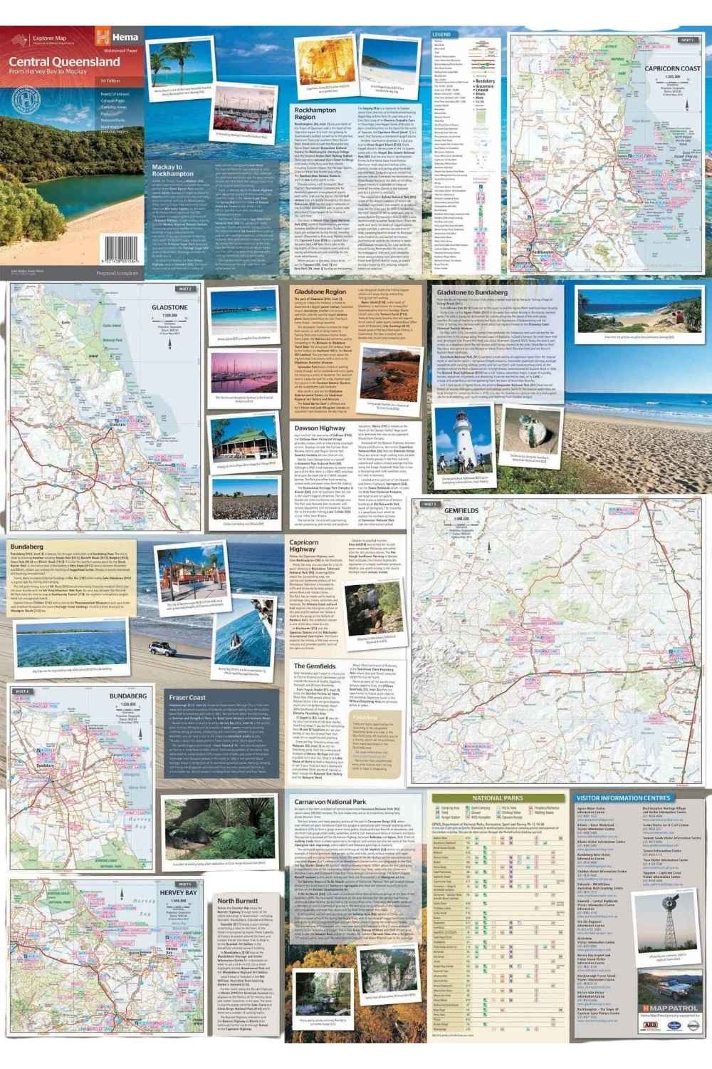 Hema Central Queensland Map