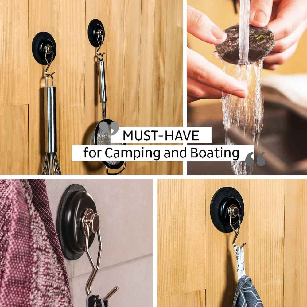 Magnetic Hook THE ONE incl. Pad BLACK By Silwy