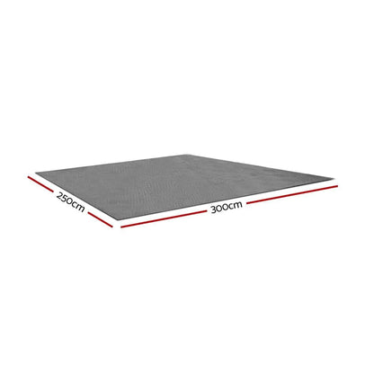 3Mx2.5M Annex Floor Mat Grey