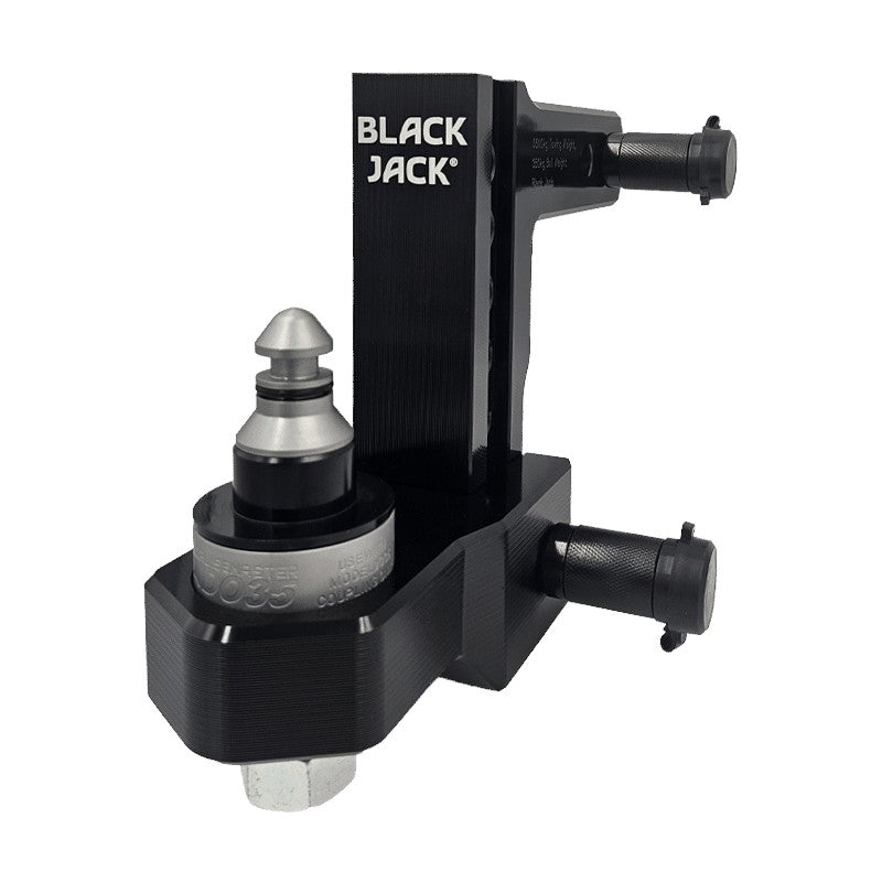 Black Jack Centuria Adjustable Hitch 150mm 3.5t Alloy - Black