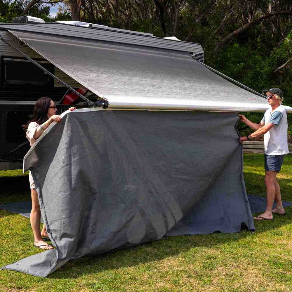 CGear Grey Awning Privacy Screens 2m or 6Ft 6in High 13ft Offroad