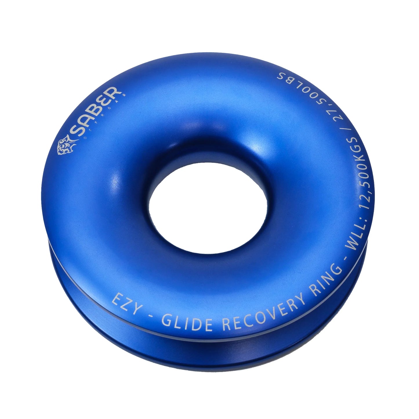 Saber Ezy-Glide 12,500 WLL Recovery Ring and Bag - Blue