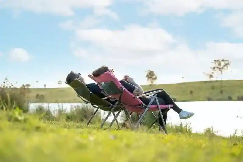 OZtrail Cape Series Recliner Chair Malibu Pink
