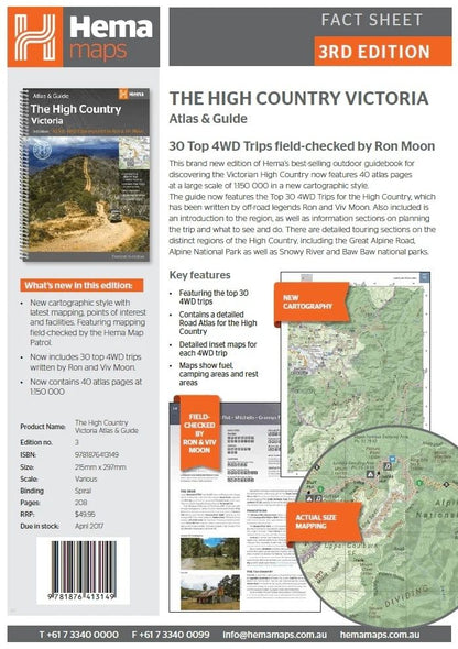 Hema The Victorian High Country Atlas and Guide