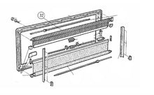 Flyscreen on Roller - to Suit Dometic Seitz S4 Windows 800mm x 800mm Dark