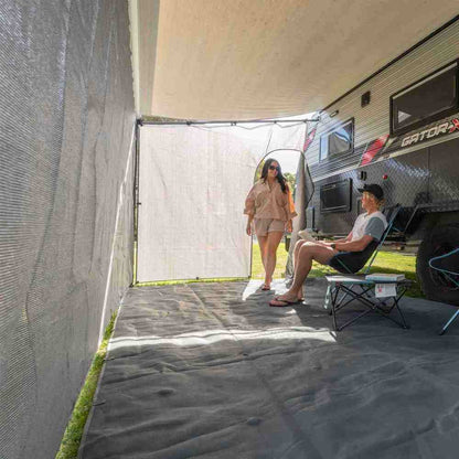 CGear Grey Awning Privacy Screens 1.8M or 6Ft High 19 ft