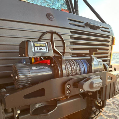 7075 The Wedge Cerakote Black winch shackle for soft shackles SBR-WDGCBLK