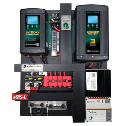 Enerdrive eSYS-L Pre-Wired Power System for Caravan, 4WD Canopy & Camper