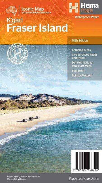 Hema Fraser Island Kgari Map - Everything Caravans