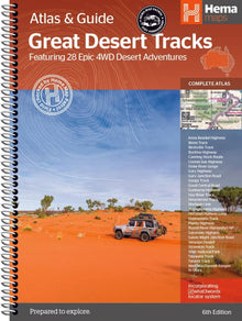 Hema Great Desert Tracks Atlas and Guide - Everything Caravans