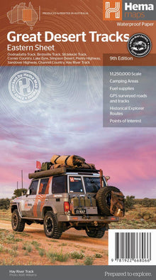 Hema Great Desert Tracks Eastern Sheet - Everything Caravans