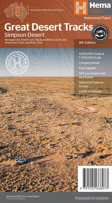 Hema Great Desert Tracks Simpson Desert - Everything Caravans