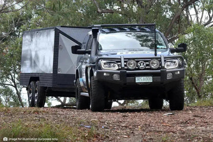 MSA Towing Mirror compatible with Toyota Hilux Black - Everything Caravans