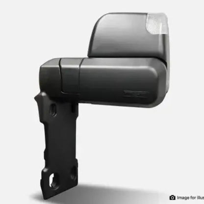 MSA Towing Mirror compatible with Toyota Land Cruiser 70-79 Series Black - Everything Caravans