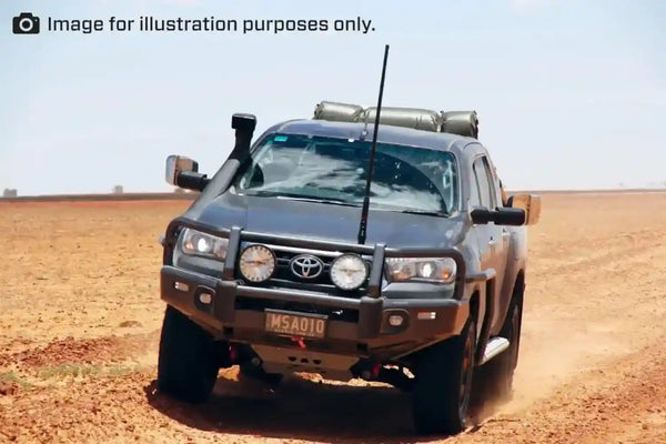 MSA Towing Mirror compatible with Toyota Land Cruiser 70-79 Series Black - Everything Caravans