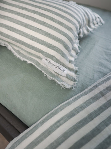 MeanderWild Little Wild Bunk Quilt Set - Sage Green