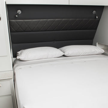 MeanderWild Cotton Sateen Caravan Double Sheet Set - Driftwood