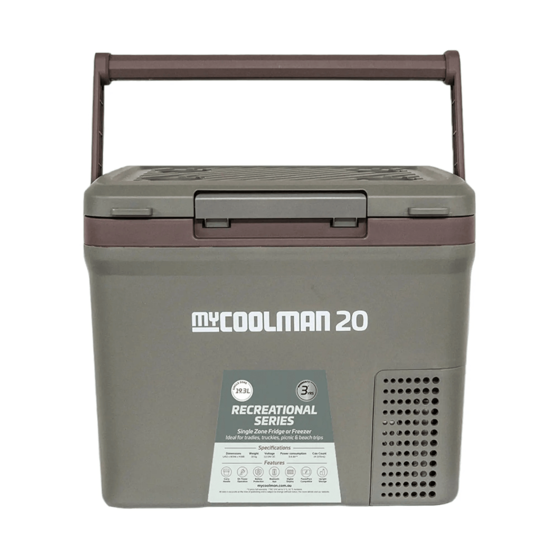 myCOOLMAN 19.3 Litre Portable Fridge Freezer - Black Friday Sale - Everything Caravans