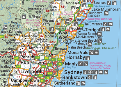 Hema New South Wales State Map - Everything Caravans