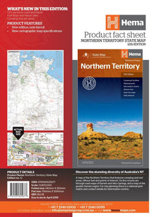 Hema Northern Territory State Map - Everything Caravans