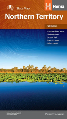 Hema Northern Territory State Map - Everything Caravans