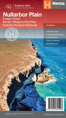 Hema Nullarbor Plain - Eastern Map - Border Village to Port Pirie - Everything Caravans