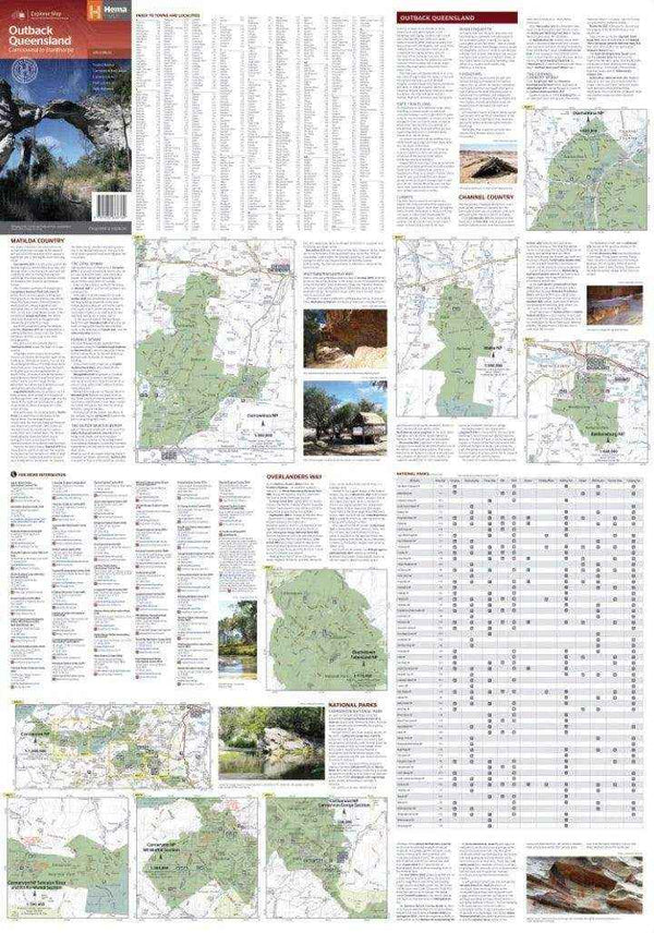 Hema Outback Queensland Map - Everything Caravans