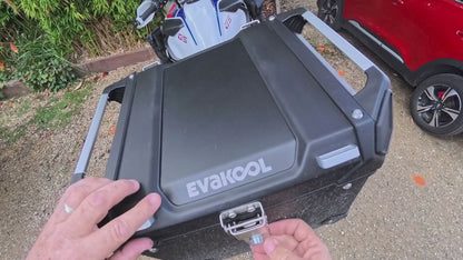 Evakool Adventure 18L Motorcycle Fridge (with battery and mounting bracket)
