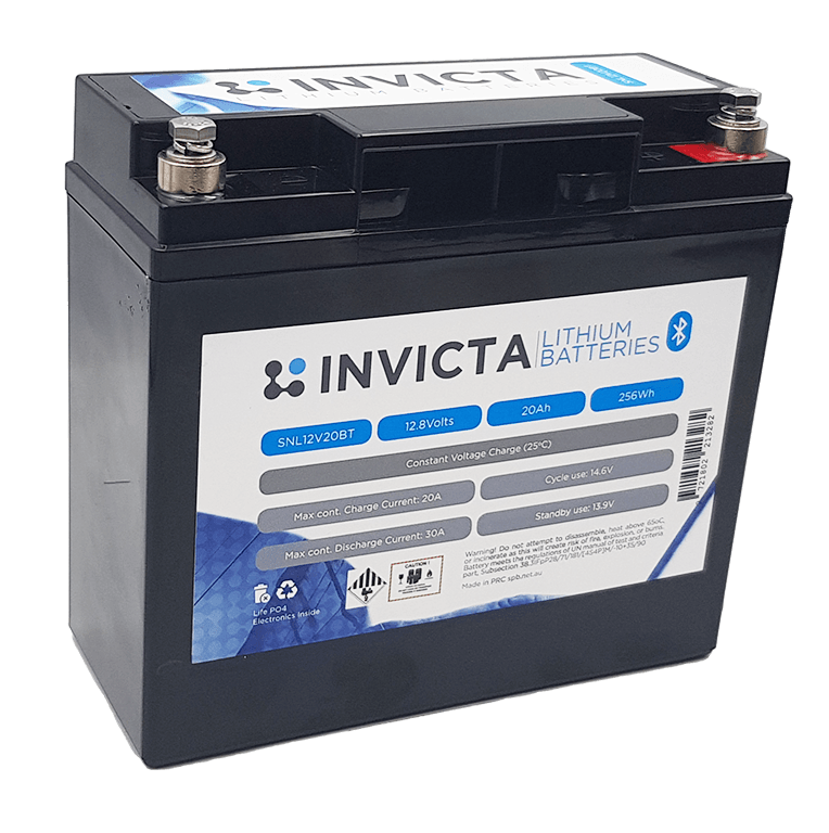 20Ah Lithium Life Po4 Invicta Battery - Everything Caravans