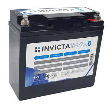 20Ah Lithium Life Po4 Invicta Battery - Everything Caravans