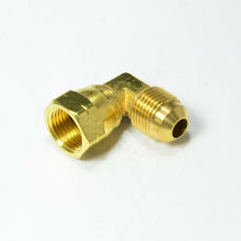 Brass Gas fitting 3-8 to 3-8 Female Flare Elbow