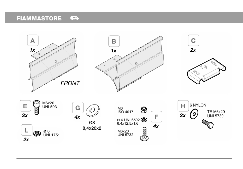 Fiamma VWT5 and T6 Transporter Multivan Uk. 98655-648 - Everything Caravans