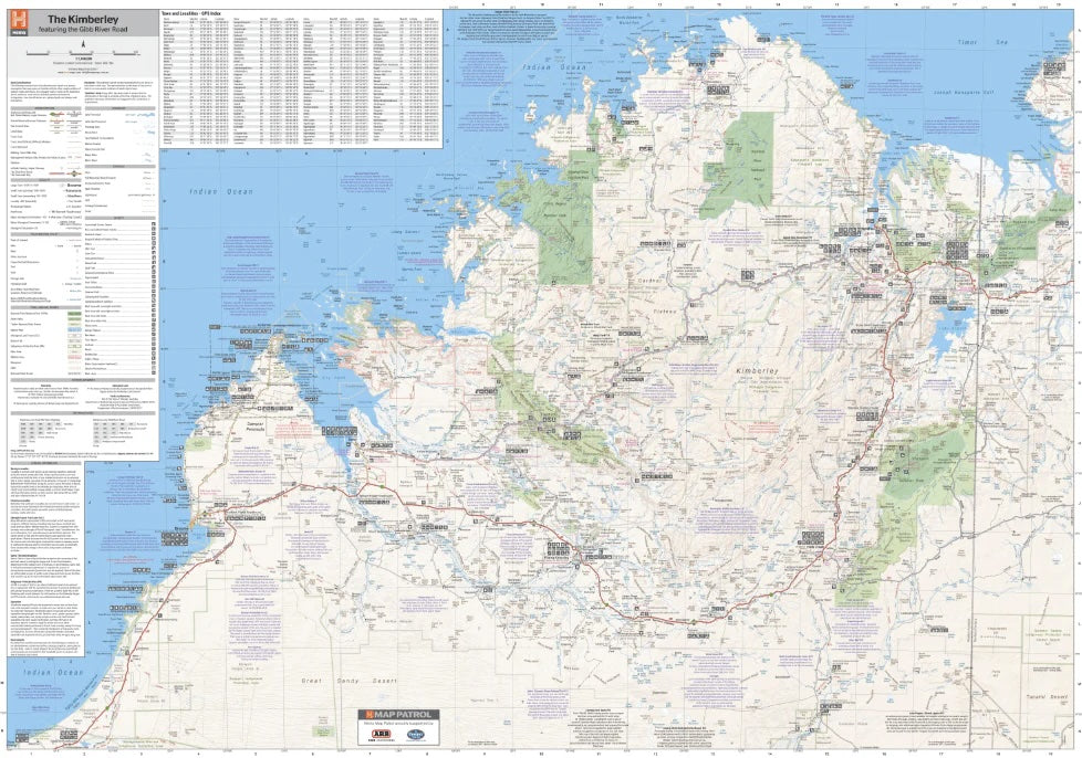 Hema The Kimberley Map - Everything Caravans