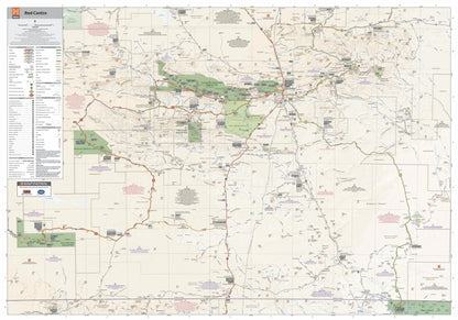 Hema The Red Centre Map - Everything Caravans