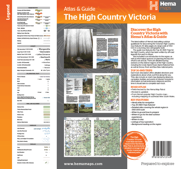 Hema The Victorian High Country Atlas and Guide - Everything Caravans